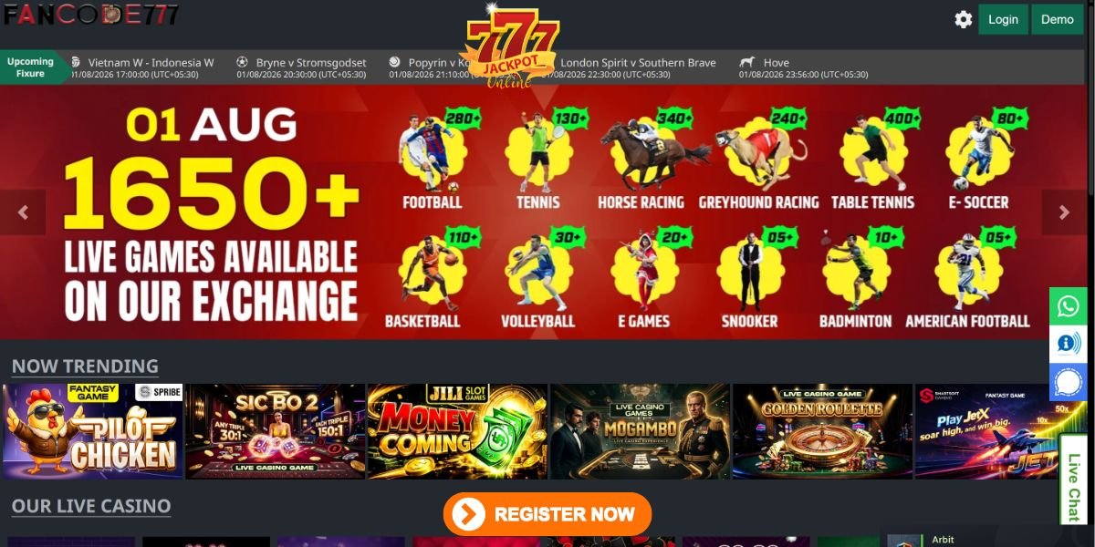 Fancode777 Cricket ID